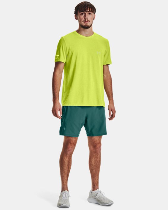 Men's UA Launch Elite 2-in-1 7'' Shorts, Green, pdpMainDesktop image number 2